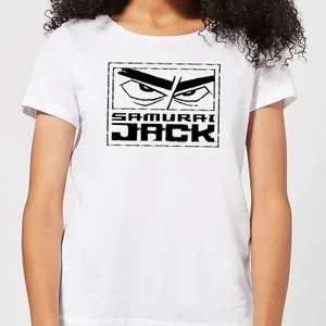 Samurai Jack Stylised Logo Women's T-Shirt - White