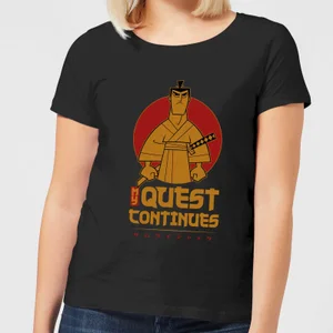 Samurai Jack My Quest Continues Women's T-Shirt - Black