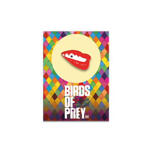 Harley Quinn Birds of Prey Collectable Pin Badge - Lips
