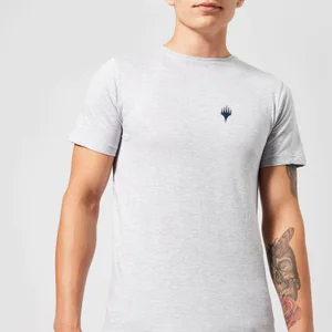 Magic: The Gathering Theros: Beyond Death Planeswalker Symbol Men's Embroidered T-Shirt - Grey