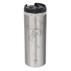 Magic: The Gathering Theros: Beyond Death Helmet Steel Stainless Steel Thermo Travel Mug - Metallic Finish