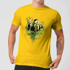 The Lord Of The Rings Hobbits Men's T-Shirt - Yellow