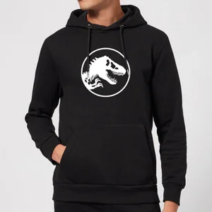 Jurassic Park Circle Logo Hoodie - Black
