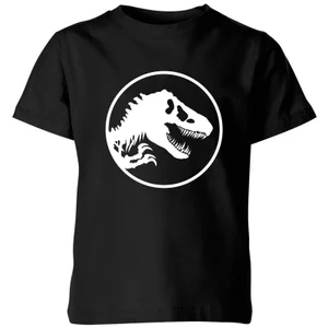 Jurassic Park Circle Logo Kids' T-Shirt - Black