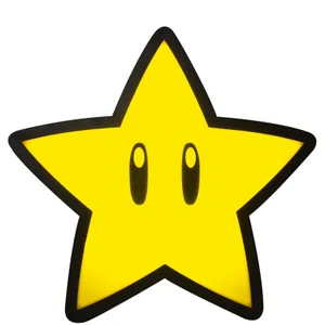 Super Mario Super Star Leuchte mit Projektion