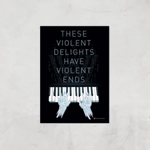 Westworld Violent Delights And Violent Ends A2 Giclee Art Print