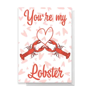 Friends Valentine's Lobster Greetings Card