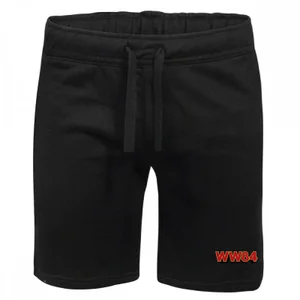 DC Wonder Woman WW84 Embroidered Unisex Jogger Shorts - Black