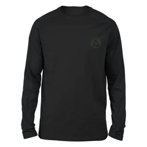 Rick and Morty Morty Embroidered Unisex Long Sleeved T-Shirt - Black