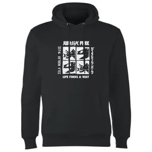 Jurassic Park The Faces Hoodie - Schwarz