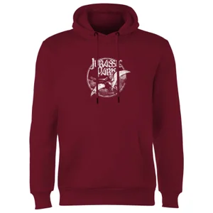 Jurassic Park Flying Threat Hoodie - Bordeaux