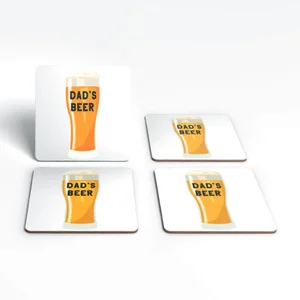 Dad's Beer Coaster Set