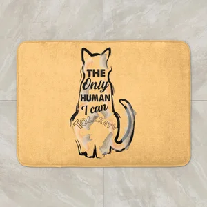 Only Person I Can Tolerate Bath Mat