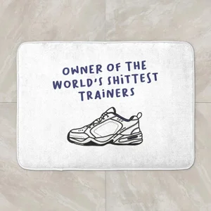 Owner Of The World's Shittest Trainers Bath Mat