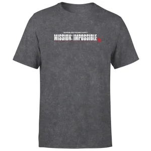 Mission Impossible Unisex T-Shirt - Zwart Tie Dye