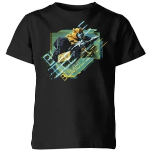 Transformers Bumble Bee Glitch Kids' T-Shirt - Zwart