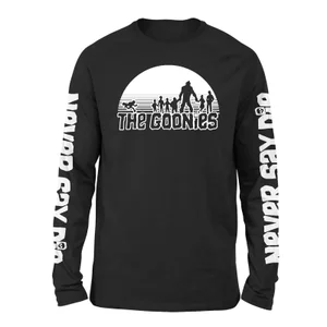 The Goonies Never Say Die Unisex Long Sleeve T-Shirt - Black