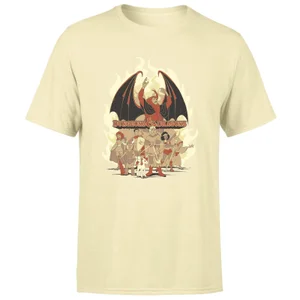 Dungeons & Dragons D&D Cartoon The Party Unisex T-Shirt - Weiß Vintage Wash