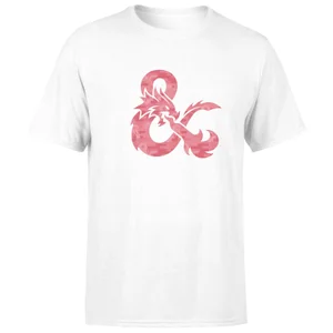 Dungeons & Dragons Ampersand Pink Herren T-Shirt - Weiß