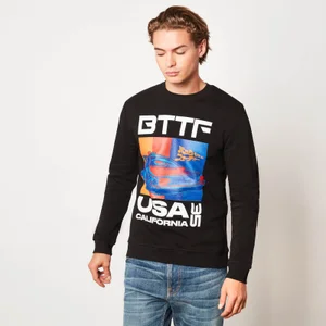 Retour vers le Futur USA35 Unisexe Pull - Noir