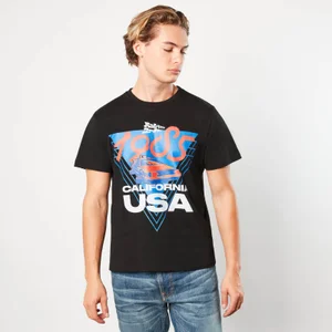 Back to the future 1985 California USA Car Unisex T-Shirt - Zwart