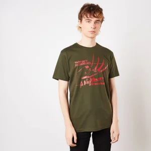 A Nightmare On Elm Street Welcome To My Nightmare Homme T-Shirt - Vert