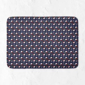 Christmas Puddings Bath Mat