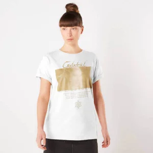 Herr der Ringe Galadriel Lady Of The Galadhrim Damen T-Shirt - Weiß
