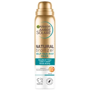 Ambre Solaire Natural Bronzer Quick Drying Dark Self Tan Face Mist 75ml