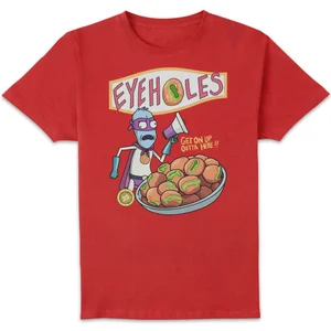 Zavvi Exclusive Rick and Morty Eyeholes Men's T-Shirt - Red