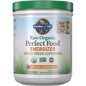 Raw Organic Perfect Food Energizer - Yerba Mate Pomegranate - 276g
