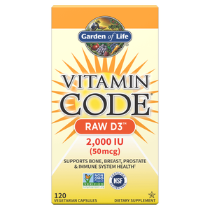 Vitamin Code Raw D3 2000 IU - 120 Capsules