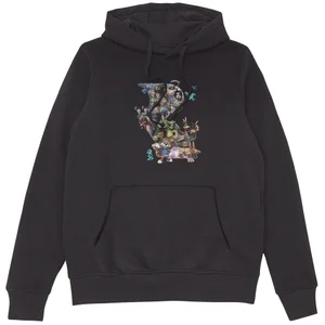 Rare Replay Unisex Hoodie - Black