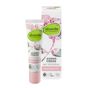 alverde NATURKOSMETIK Augencreme Bio-Wildrose