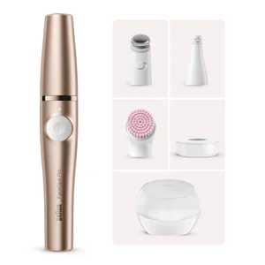 Braun FaceSpa Pro 921 Facial Epilator, Beauty Storage Case and 4 Extras