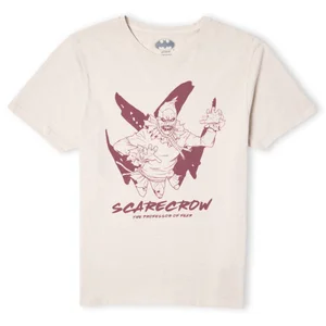 Batman Villains Scarecrow Unisex T-Shirt - White Vintage Wash