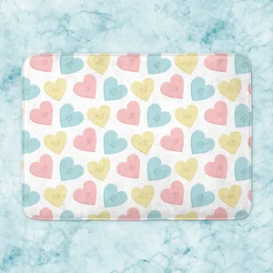 Heart Sweets Bath Mat