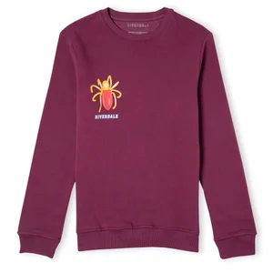 Riverdale Cheryl Blossom Broach Unisex Sweatshirt - Burgunderrot