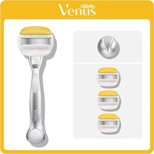 Venus Pro ComfortGlide Coconut with Olay Platinum Razor, 3 Razor Blades & Shower Hanger