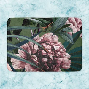 Vintage Flowers Bath Mat
