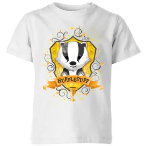 Harry Potter Hufflepuff Kids' T-Shirt - White