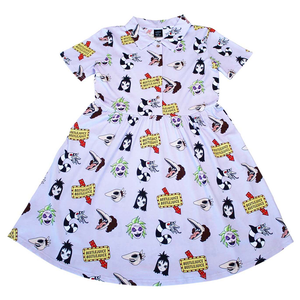 Cakeworthy Beetlejuice Button Up Dress