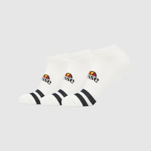 3er-Pack Trainer Liner-Socken Melna für Unisex Weiß