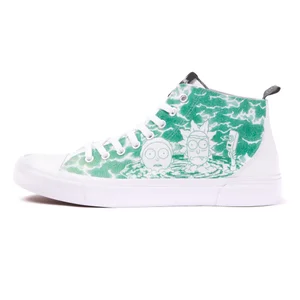 Akedo x Rick & Morty Heads White Signature High Top