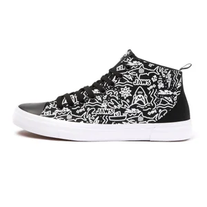 Akedo x Jaws Deep Sea Doodle Black Signature High Top