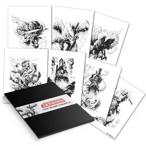 Fanattik Dungeons & Dragons Lithograph Set
