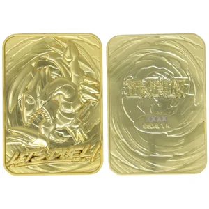 Fanattik: Yu-Gi-Oh! Limited Edition 24K Gold Plated Collectible - Blue Eyes Toon Dragon