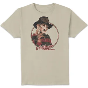 A Nightmare On Elm Street Freddy Vintage Unisex T-Shirt - Cream