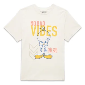 Looney Tunes No Bad Vibes Unisex T-Shirt - Cream