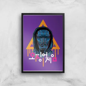 Squid Game Front Man Paint Giclee Art Print
